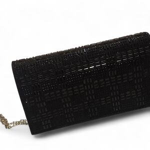 TINDTOP  Elegant Black Clutch Bag Women  Party